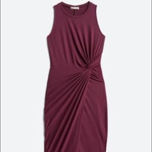 Body con wrap front dress, size small